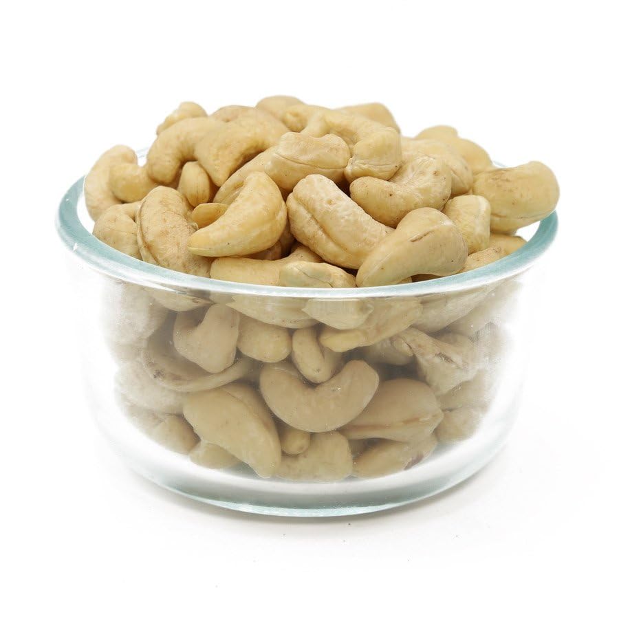 C.J. Dannemiller Whole Cashews, Bulk 50 LB Box, RAW, Large Size 240, Perfect for Snacking, Cooking, Trail Mixes