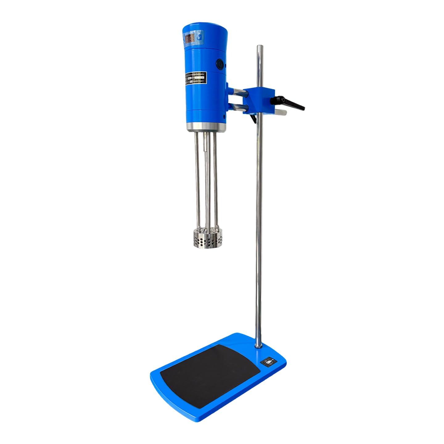 +UXI High Speed Shear Dispersing Homogenizer, 200-11000 RPM Digital Display Lab Emulsifier, 40L Capacity, 510W, Mixer Adjustable Height Stand, for Cosmetics, Food, Paints & Pharma, 110V US-Compatible