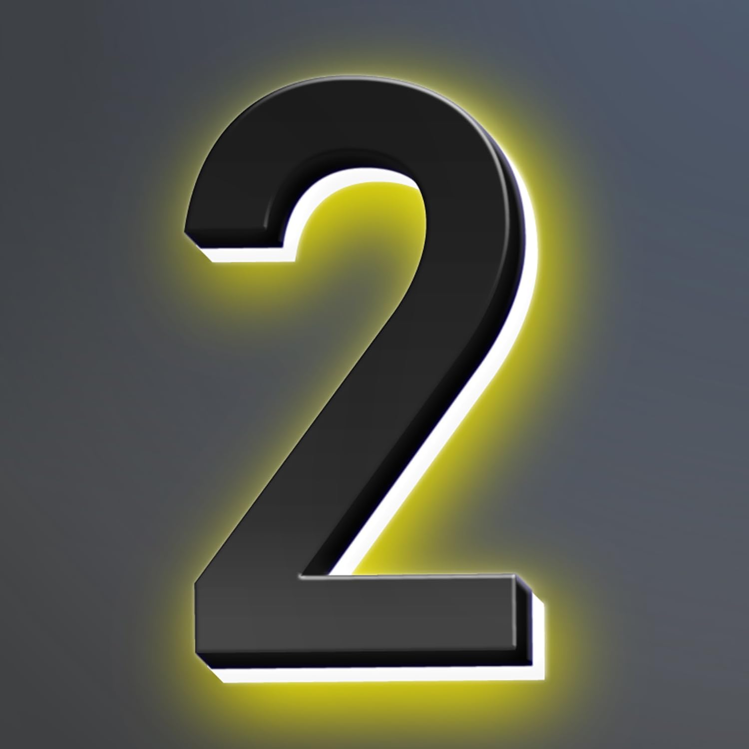18 Inch Backlit LED Illuminated House Numbers For A Modern Home Look Stylish Light Up Address Signs Create A Striking First Impression Home Address Numbers,2