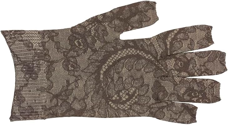 Lymphedivas Midnight Lace Medical Graduated Compression Glove for Lymphedema