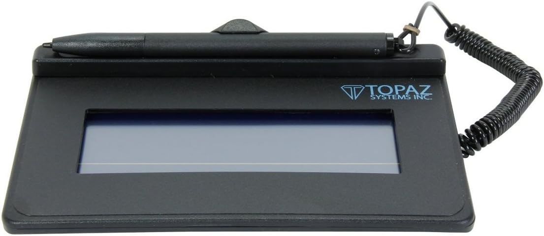 Topaz Signature Lite 1x5 T-S460-B-R - with Serial/RS232 connection cable