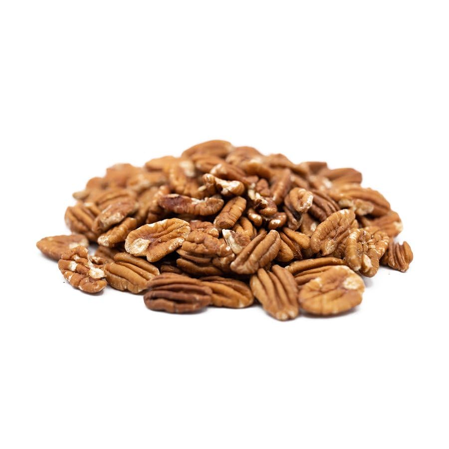 C.J. Dannemiller Organic Pecan Halves, Bulk 30 LB Box, Raw, Perfect Pecans for Snacking, Mixed Nuts, Trail Mix