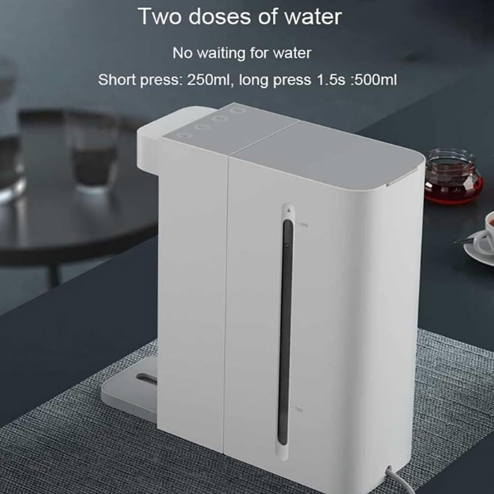 Electric Instant Hot Water Dispenser, Tabletop Water Fountain, Portable Smart Water Dispenser, 3S Quick Heat and 3-Level Temperature Control, LED Smart Touch Screen