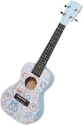 Ukulele Beginner Adult Small Guitar Zero-based Entry Instrument Mahogany Graffiti Ukulele Bundle Kit(21)