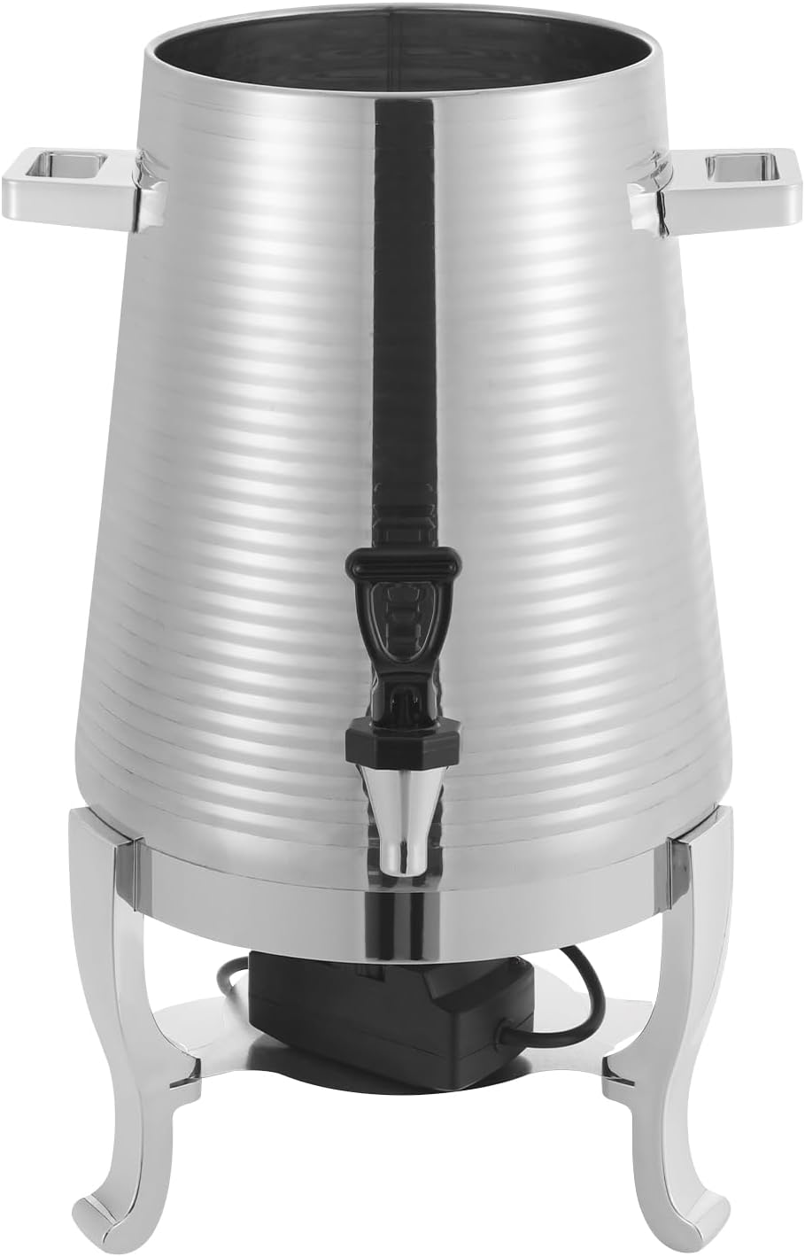 3.43Gal/13L Hot Water Urn, Stainless Steel Commercial Coffee Urn, Electric Hot Water Dispenser for Tea Milk, Industrial Coffee Maker with Stand and Spigot for Parties Catering (Silver)