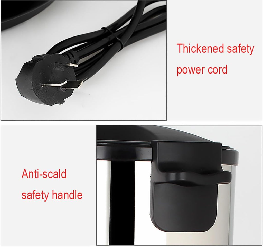 Insulated Beverage Dispenser for Catering, Stainless Steel Large Hot Water Boiler Urn with Faucet, 30-110°C Temperature Control for Home Party Office Cafe,40L