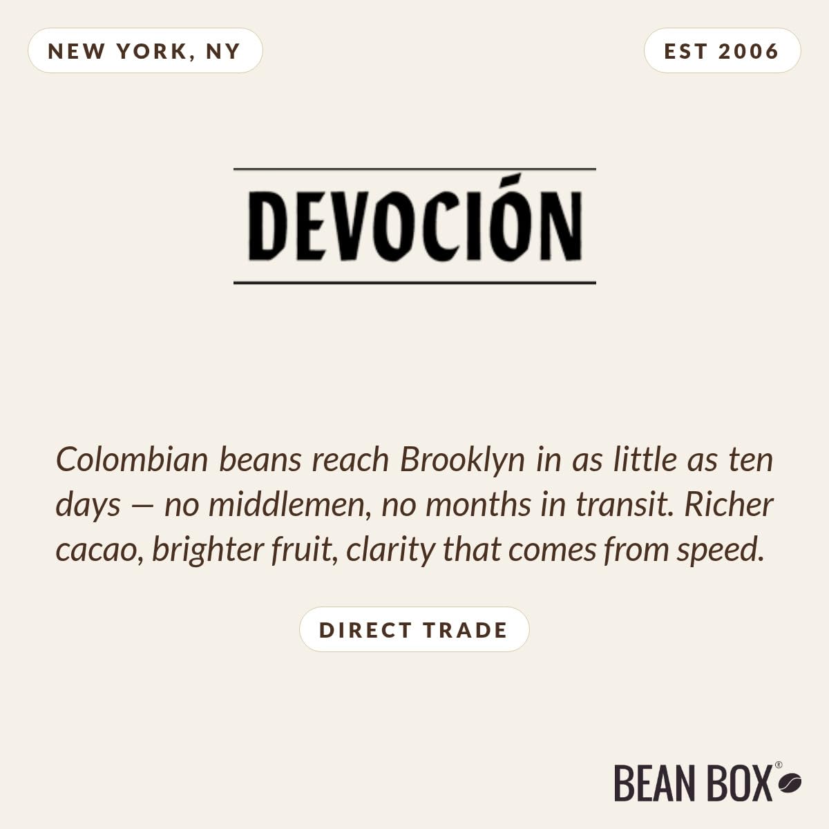 Sombra - Roasted by Devocion - Freshly Ground Coffee - 5 Pound Bag
