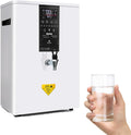 50l Instant Hot Water Dispenser, 3000w Commercial Automatic Water Heater with LED Smart Control Panel, For Restaurants, Coffee Shops, Bars, Milk Tea Shops,White-50L