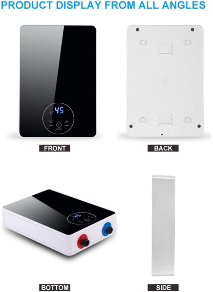 Electric Instant Hot Water Heater Shower Electric Tankless Shower Hot Water Faucet Kitchen Bathroom Instantaneous Water Heater Tap