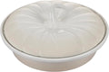 Le Creuset Stoneware Figural Pumpkin Baker with Lid, 9', Meringue