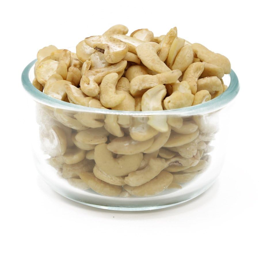 C.J. Dannemiller Cashew Halves, Bulk 48 LB Box, RAW, Split Cashews Perfect for Snacking, Cooking, Trail Mixes