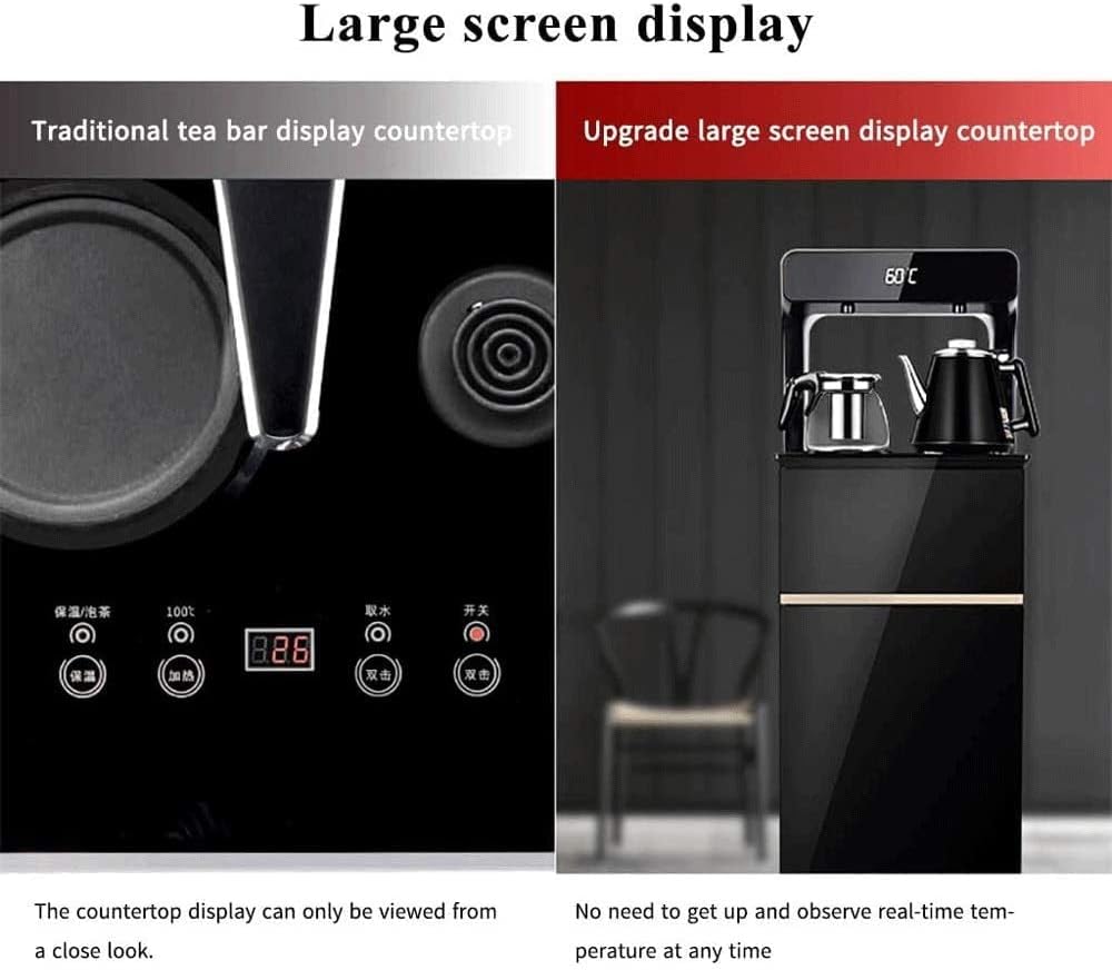 Fully Automatic Smart Water Dispenser, Large Screen Display Floor-Standing Bottled Water, Suitable for Home Office Coffee Tea Bar Dormitory