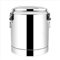 Thickened Double-Layer Insulated Barrel,Stainless Steel Commercial Catering Water Boiler,for Hot Tea Water and Milk Soup Electric Urn 10-100L (30L)
