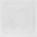 À LA MAISON CEILINGS R74 Coronado Foam Glue-Up Ceiling Tile (768 Sq. Ft./Case), Pack of 288, Plain White