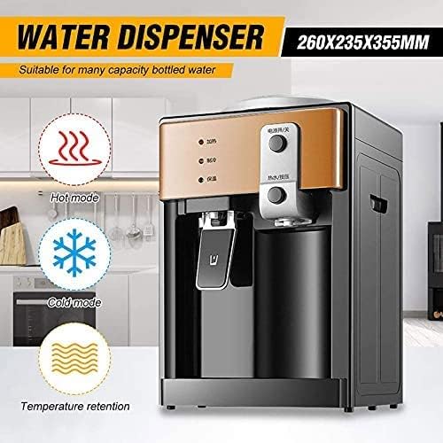 Electric Water Dispenser, Stationary Drinking Fountain Cold And Hot Water Cooler Heater For Home Office Hotel Coffee Tea Bar, One-handed Push Cup, Convenient And Safe Dispenser Water,Pink,Collector88