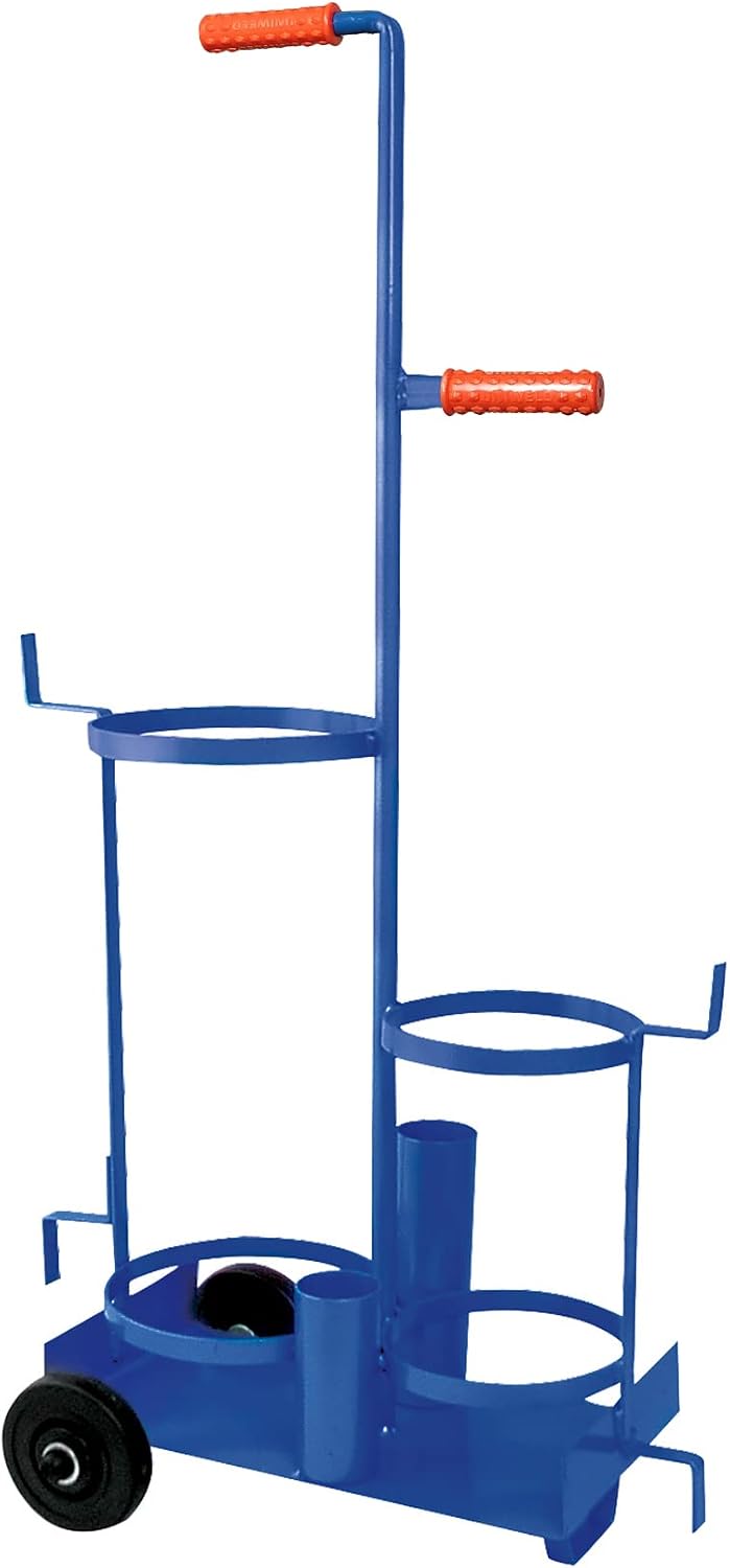Uniweld 503 Metal Carrying Stand with Wheels for B Tank and R-Oxygen Tank