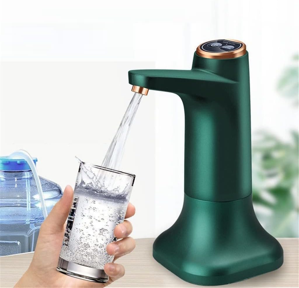 Electric Water Bottle Pump with Base USB Water Dispenser Portable Automatic Water Pump Bucket Bottle Dispenser