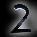 Modern Backlit LED House Number 16', Stainless Steel Light Up Address Numbers For Outside, Lighted House Numbers, Illuminated Address Signs For House,D