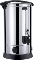Instant Electric Hot Water Boiler Dispenser 15L - Commercial Stainless Steel Urn, Automatic Heating, One Button Control, 220-240V, Ideal for Home & Office Use, Silver Finish