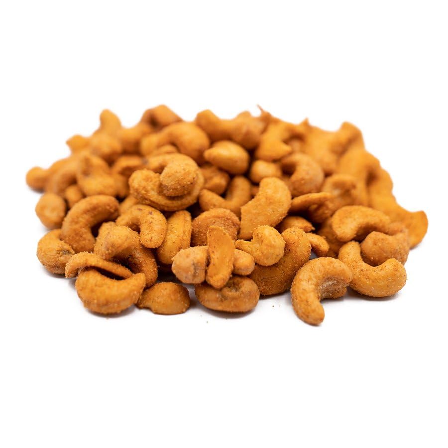 C.J. Dannemiller Spicy Cashews, Bulk 25 LB Box, Perfect for Snacking, Trail Mixes