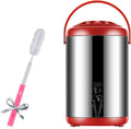 Drink Dispenser Drink Dispenser, Hot Water Pot and Beverage Dispenser Water Warmer and Dispenser for Tea or Coffee Commercial Milk Tea Barrel Insulated Bucket Thermal Carafes for Parties