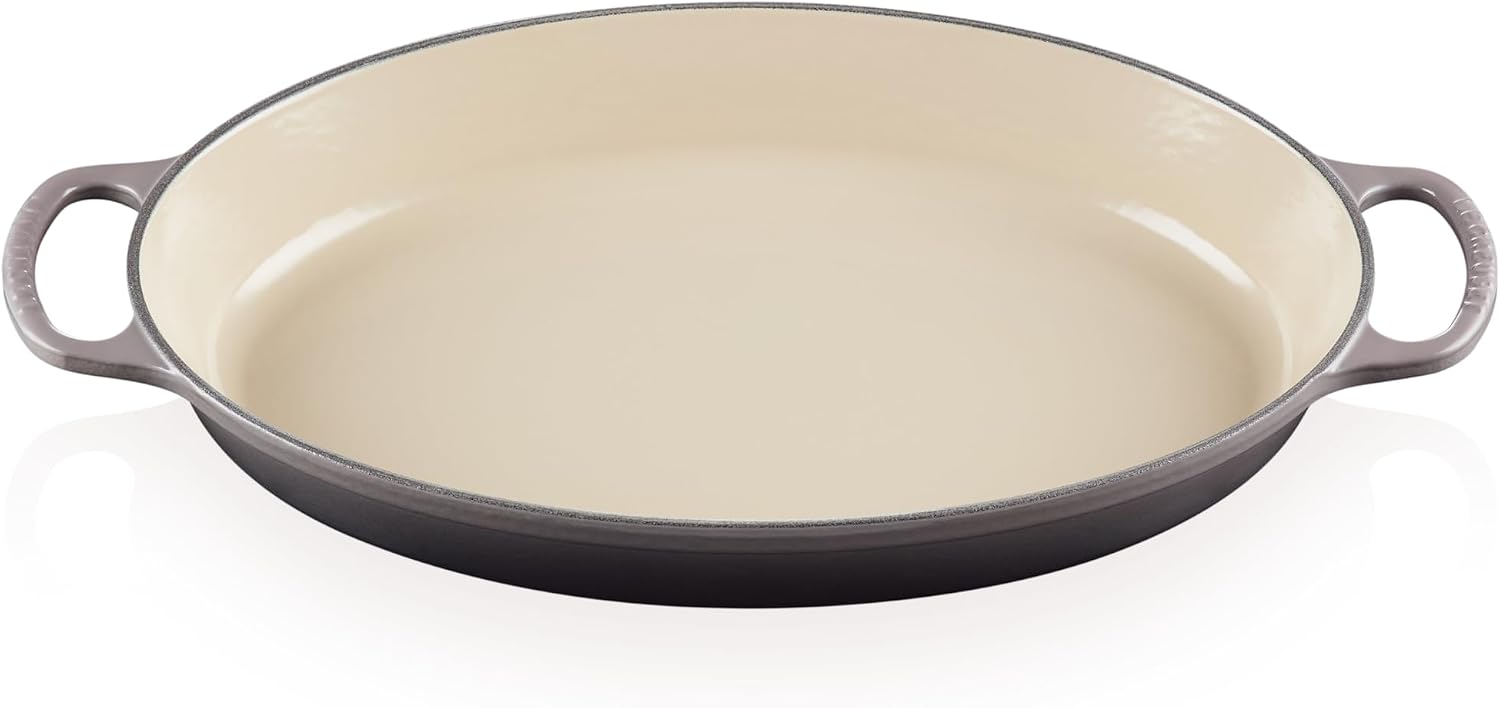 Le Creuset Enameled Cast Iron Signature Oval Baker, 3 qt., Oyster