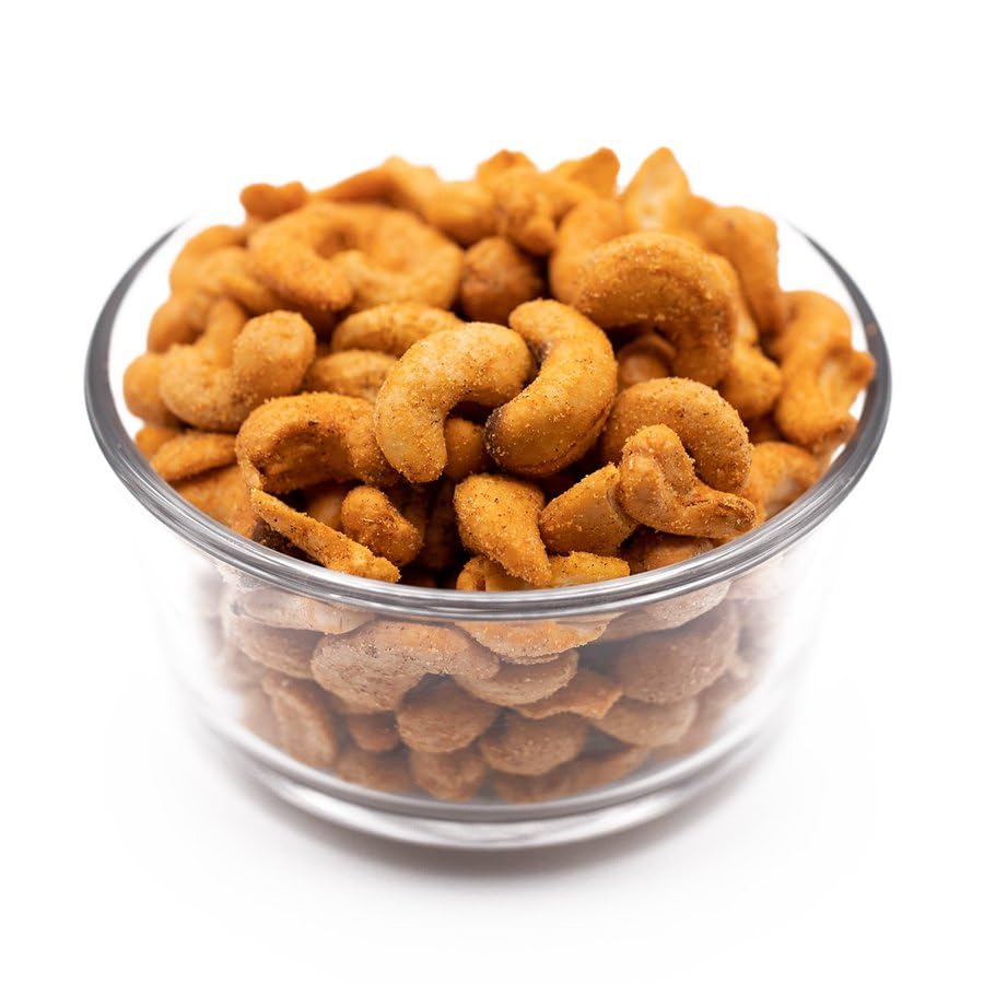 C.J. Dannemiller Spicy Cashews, Bulk 25 LB Box, Perfect for Snacking, Trail Mixes