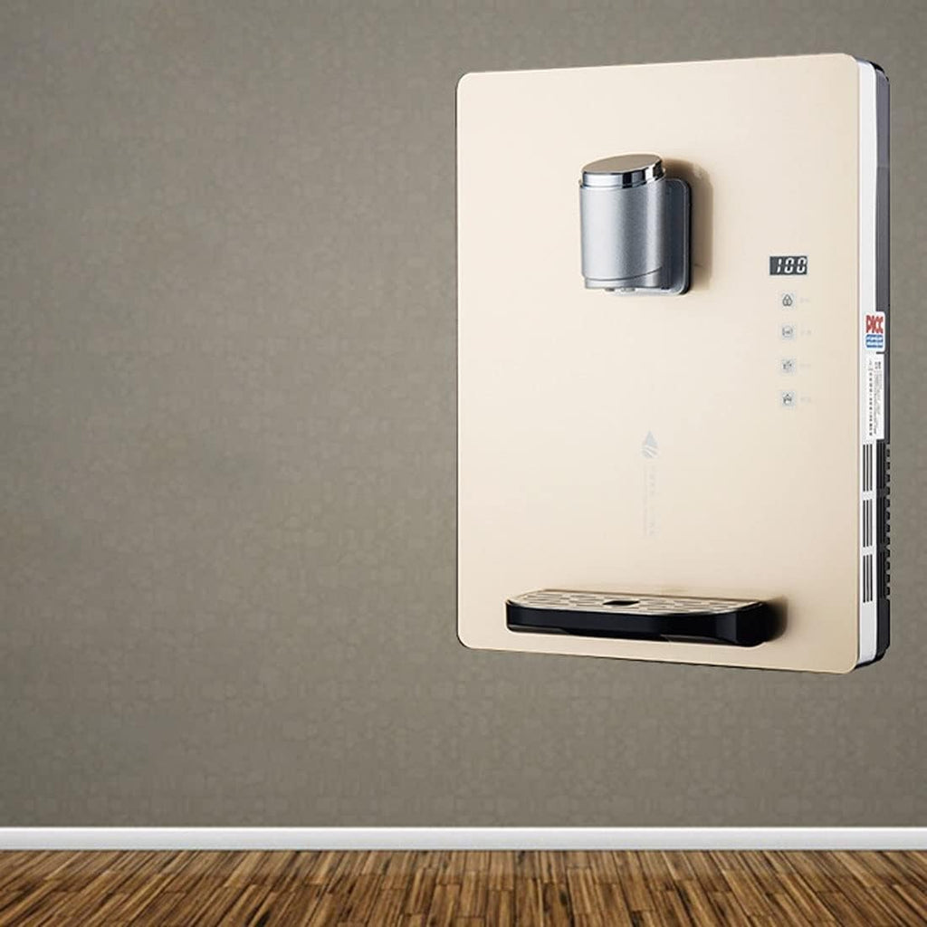 Water Dispenser Generic Wall Mounted Mains Fed Water Dispenser with Electronic Child Lock - Ice/Warm Dual, Hot Boiler Kettle for Office & Commercial Use 30L Capacity Stainless Steel