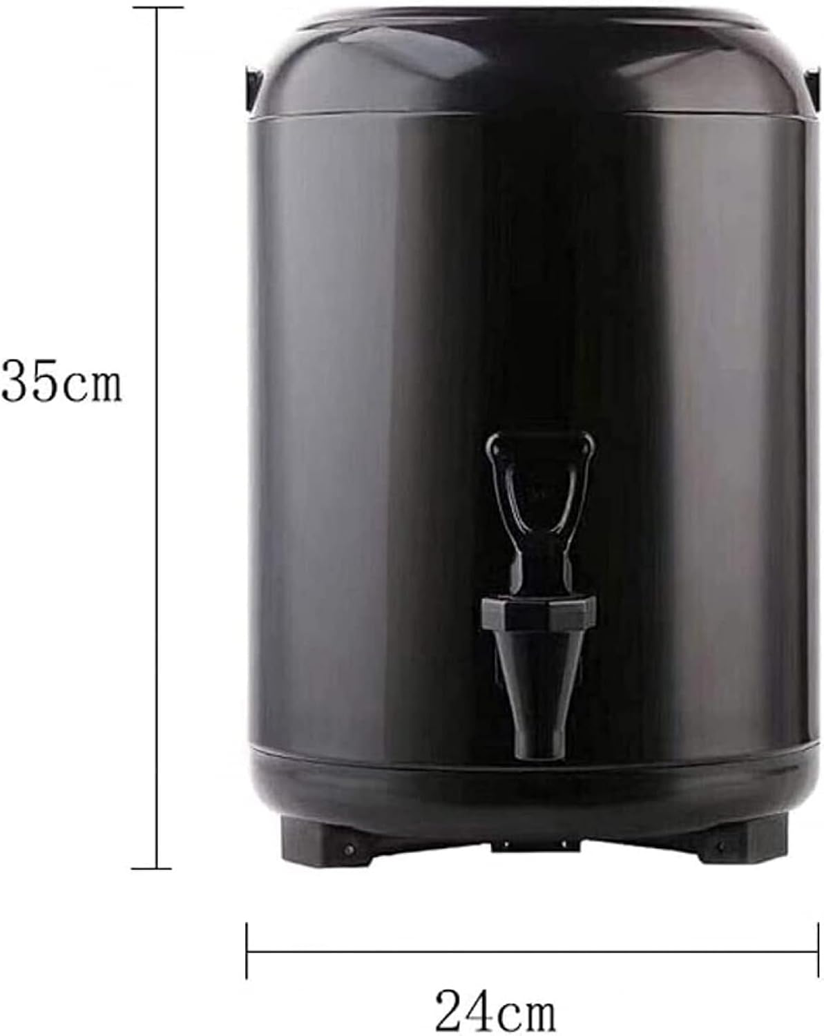 Insulated Keg Beverage Dispenser With Tap For Hot Water - Perfect For Coffee Juice Tea Cider Milk At Parties And Buffets - Double Wall Design For Exceptional Temperature Retention(D,8L)