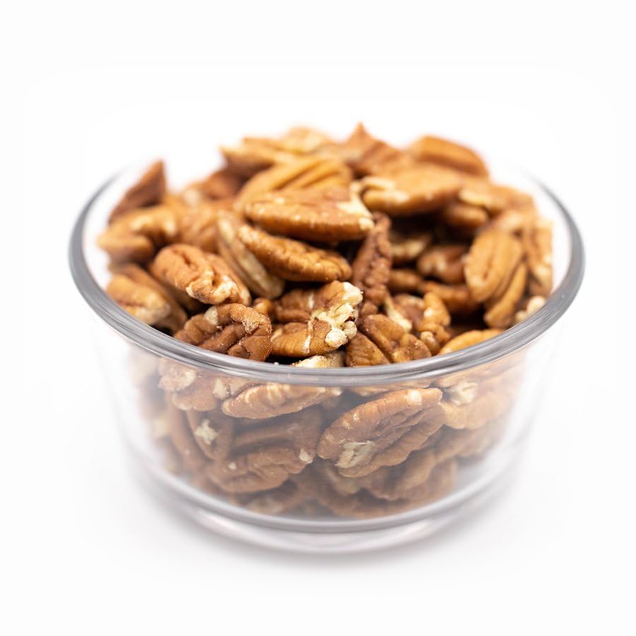 C.J. Dannemiller Organic Pecan Halves, Bulk 30 LB Box, Raw, Perfect Pecans for Snacking, Mixed Nuts, Trail Mix