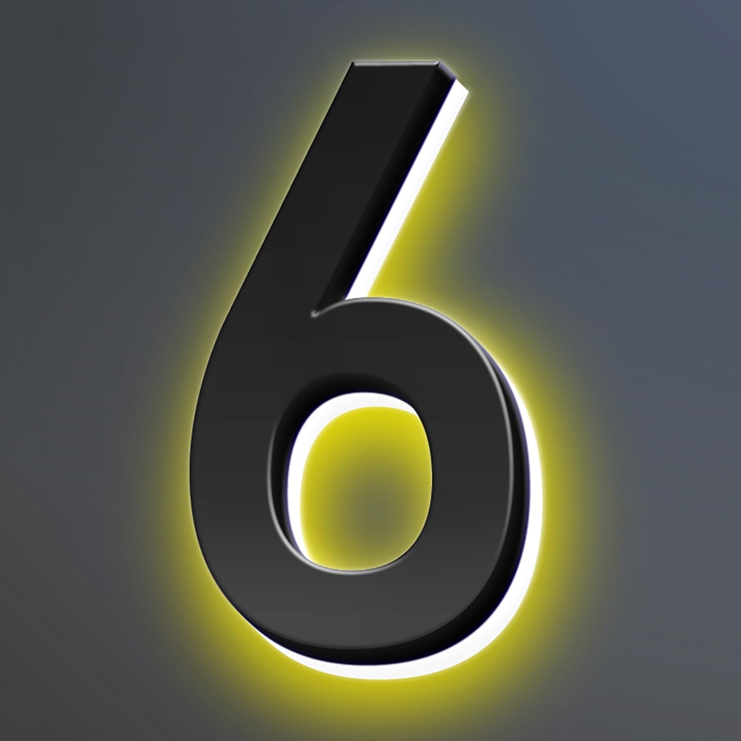 18 Inch Backlit LED Illuminated House Numbers For A Modern Home Look Stylish Light Up Address Signs Create A Striking First Impression Home Address Numbers,6