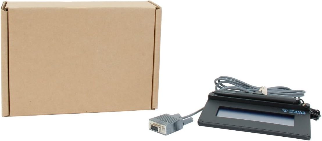 Topaz Signature Lite 1x5 T-S460-B-R - with Serial/RS232 connection cable
