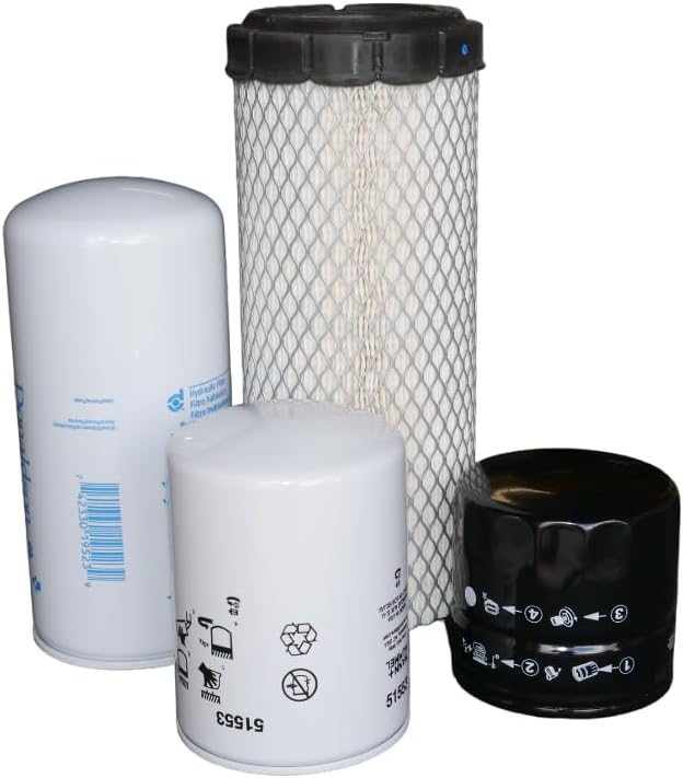 CFKIT Maintenance Filter Kit Compatible with B R A N S O N Tractor 2515H (Fuel Filter not included)