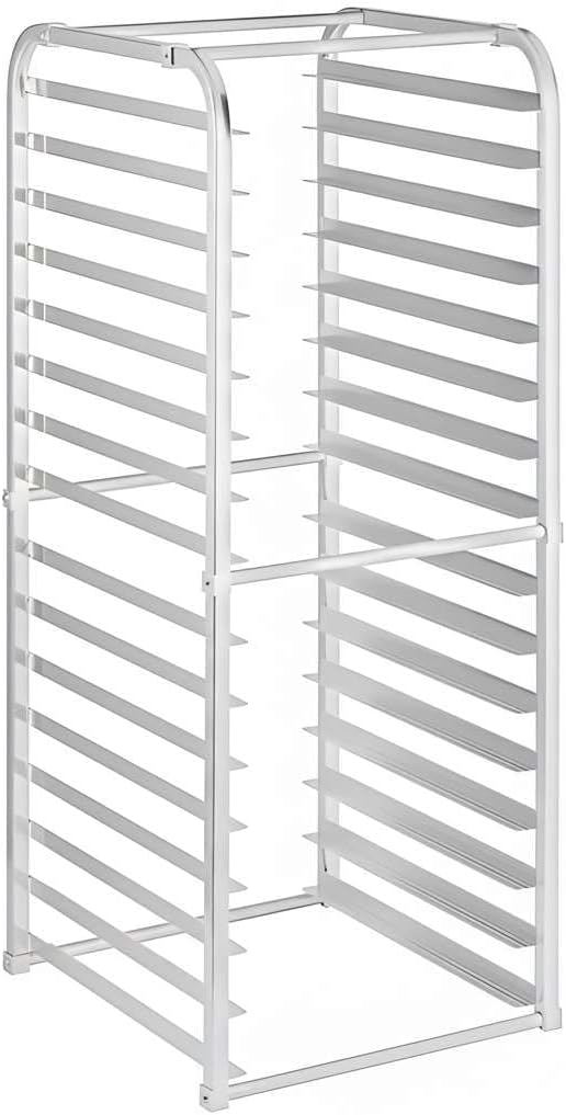 16 Pan Commercial Aluminum Sheet Pan Rack – Bun Pan Cooling Rack for Bakery and Catering NSF