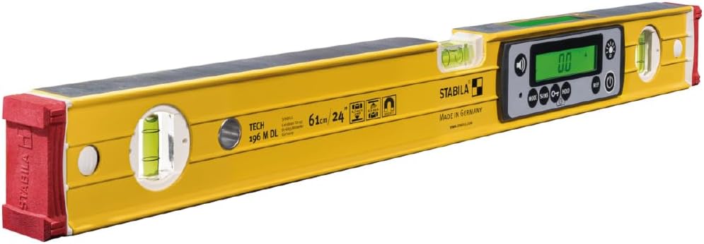 STABILA TECH LEVEL 196 Digital Spirit Level, 24 Inch, Cat. Number 39520