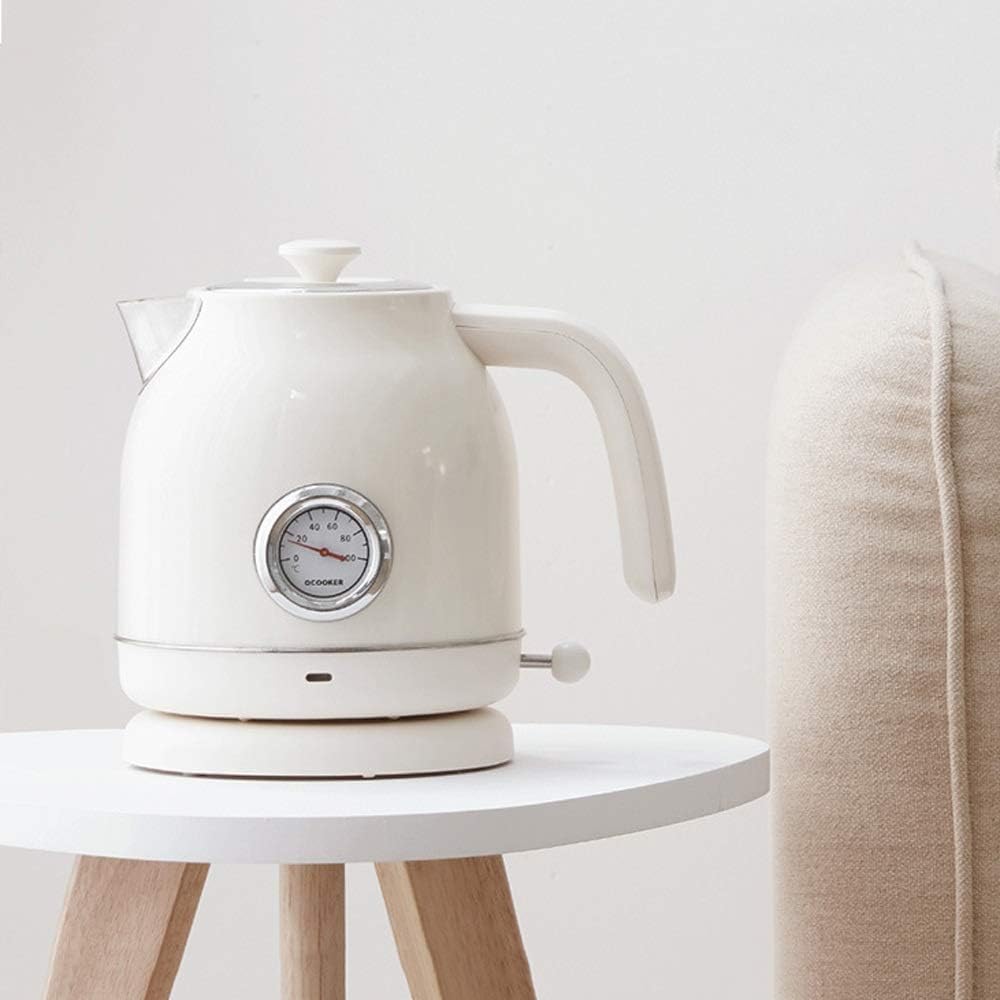 Electric Kettle Boiling Tea Pot Coffee Heater Temperature Control Meter Stainless Steel Quick Heating Hot Water Boiler (Color : B) (B)