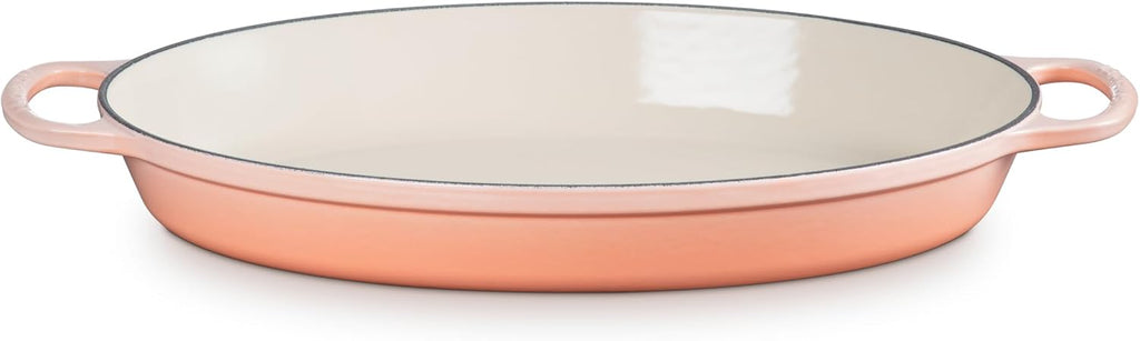 Le Creuset Enameled Cast Iron Signature Oval Baker, 3qt. Peche
