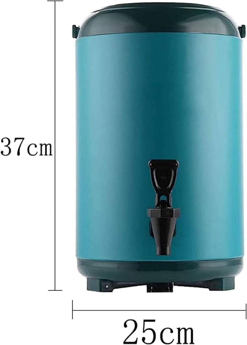 Stainless Steel Hot And Cold Water Dispenser Milk Tea Bucket - Portable Large Capacity Sealed Teapot With Faucet, Suitable For Catering, Office, Hotel, Party(Size:10L,Color:Blue)
