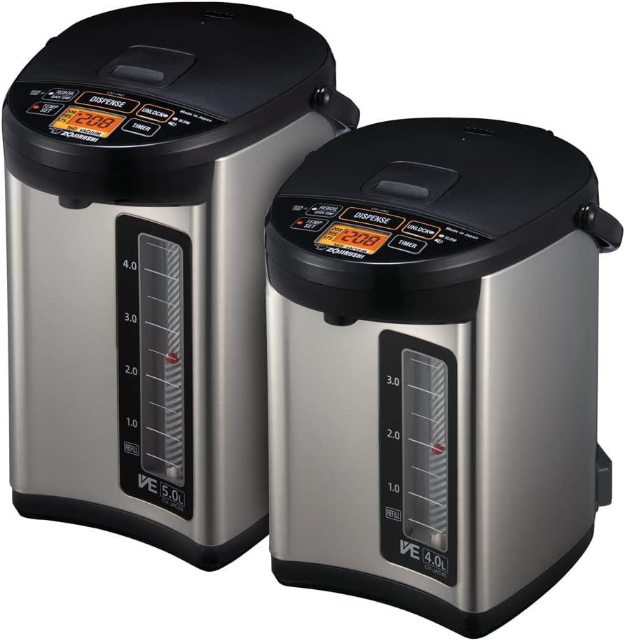 Zojirushi Water Boiler and Warmer 4.0-Liter (Stainless Black)