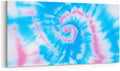 Erosebridal Tie Dye Blue Large Wall Decor 58'x29' | Swirl Bathroom Wall Art Boho Artwork Posters Bohemian Gypsy Watercolor Poster Print
