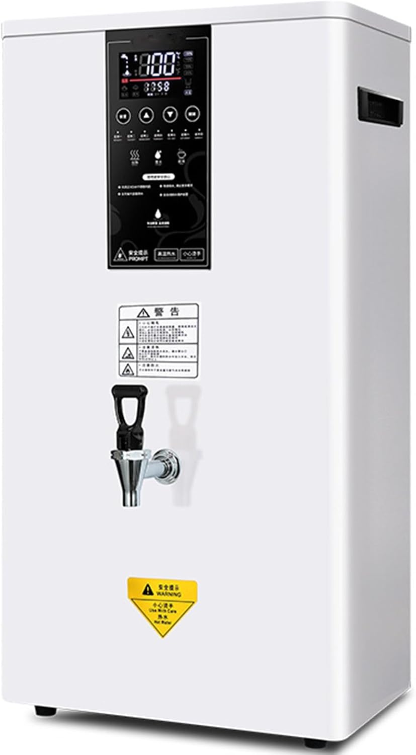 Instant Hot Water Dispenser Automatic Commercial Hot Water Pot With Filter Lcd Display Wall-Mounted Water Boiler With Spout For Coffee Home Office,80L