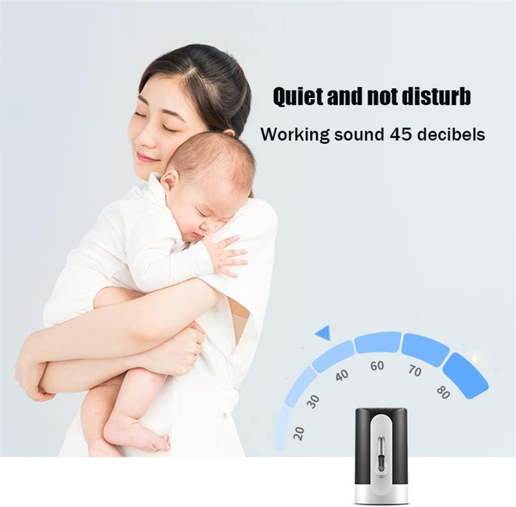 USB Water Bottle Automatic Water Dispenser Pump Charging Electric Water Dispenser Water Pump Bottle Water Pump Automatic (Color : White) (Black)