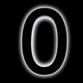 Illuminated LED House Numbers Modern, 18' Large Backlit LED House Numbers Plaque For Outside, Light Up Adresse Civique For Home, White Light,Z