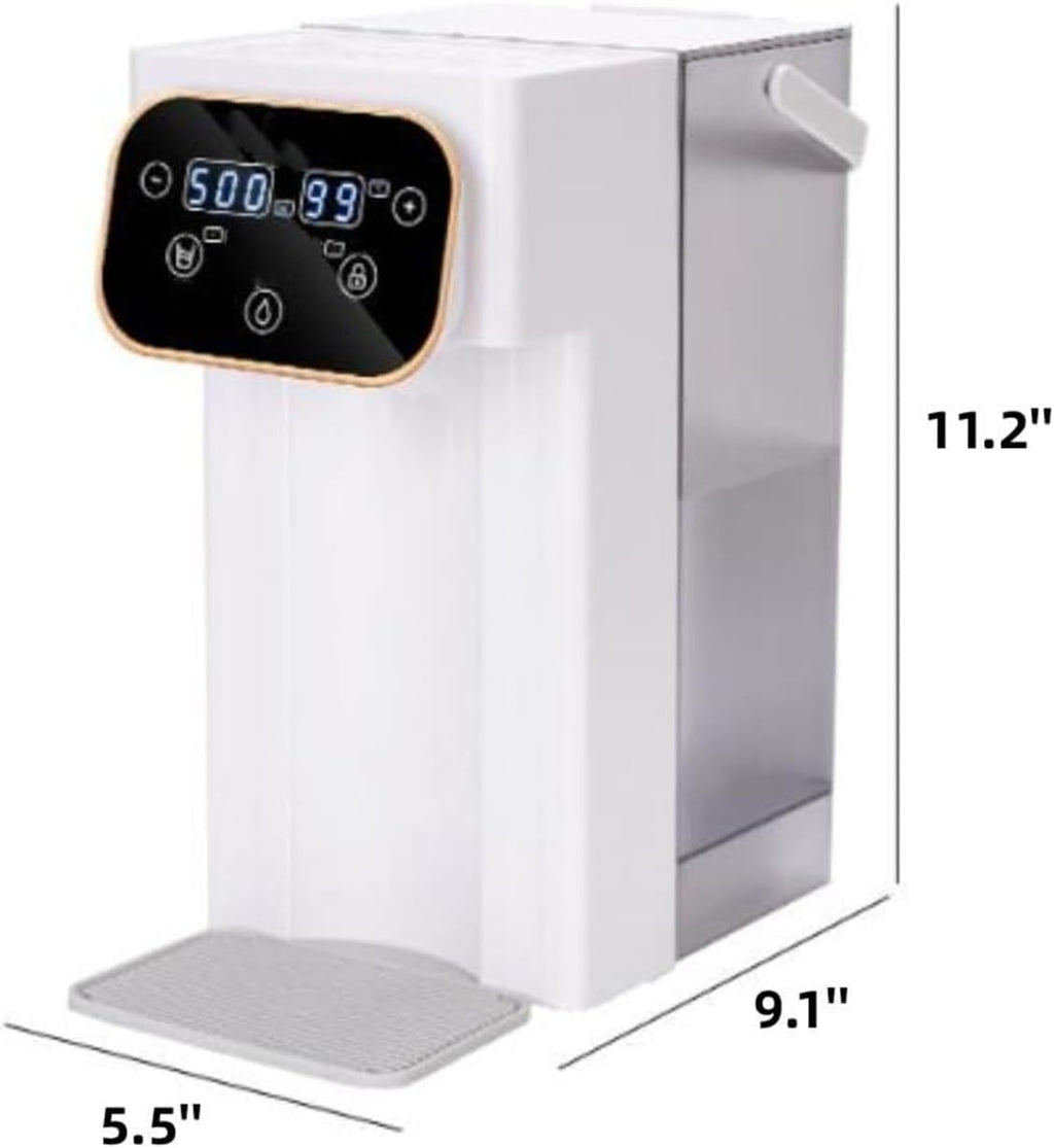 3L Instant Hot Water Dispenser,Hot Cup Hot Water Dispenser,Household Small 3-Second Instant Hot Water Kettle,with Carry Handle Ideal for Hot and Cold Drinks (Green 3L)
