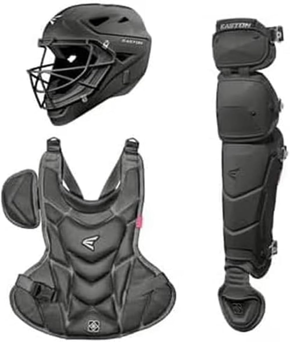 Easton | Jen Schro My Very First Youth Softball Catcher's Set | Helmet, Leg Guards & Chest Protector Included