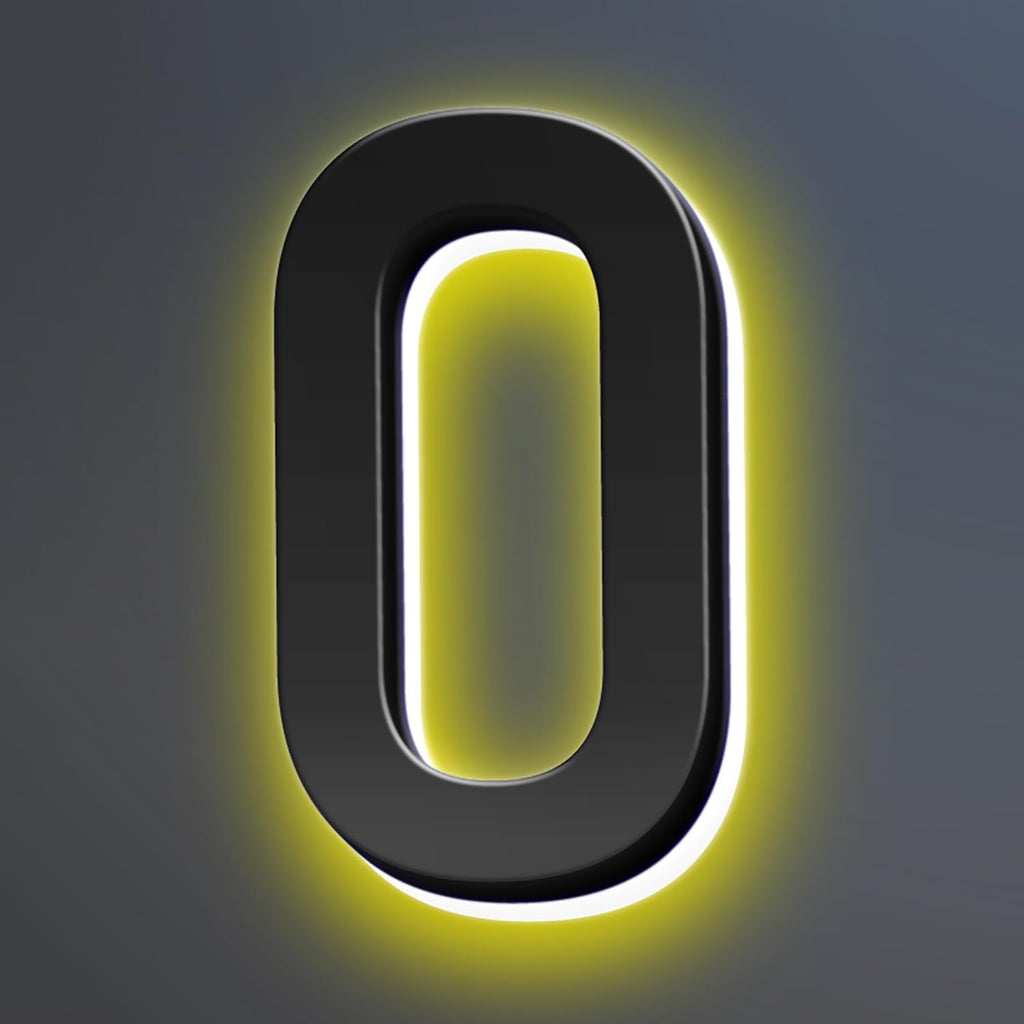 18 Inch Backlit LED Illuminated House Numbers For A Modern Home Look Stylish Light Up Address Signs Create A Striking First Impression Home Address Numbers,0