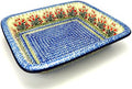 Polish Pottery Baker - Lasagna - Crimson Bells