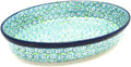Polish Pottery Baker - Oval - Large - Key Lime
