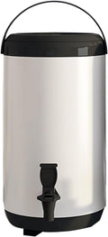 Drink Dispenser Beverage Dispenser with Tap, Commercial Hot Water Dispenser Insulation Container for Milk Tea Mulled Wine Coffee Urn with Foldable Stand Keep Warm for 6-8 Hours for Parties