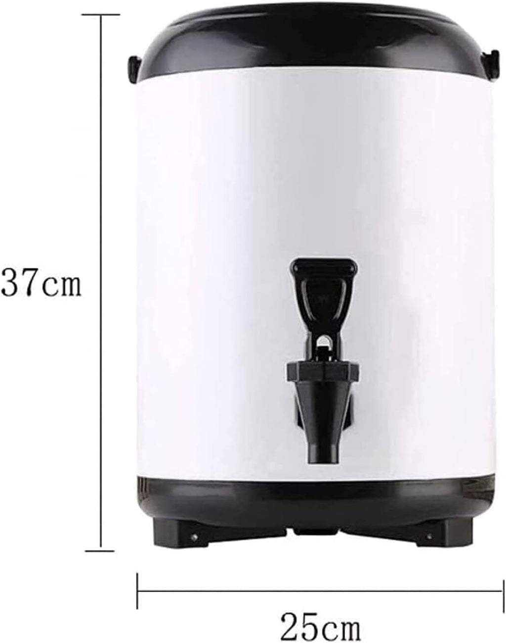 Beverage Dispenser With Tap, 8L / 10L, Hot Water Dispenser, Insulated Keg For Coffee Juice, Tea And Cider Milk For Parties And Buffets, Double Wall(10L)